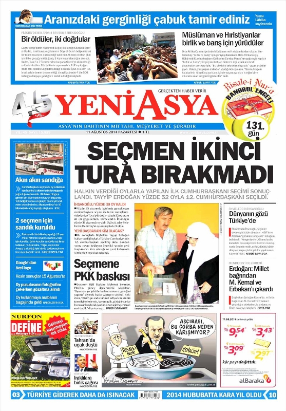 SEÇİMİ KİM, NASIL GÖRDÜ? (GAZETE MANŞETLERİ) 24