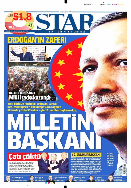 SEÇİMİ KİM, NASIL GÖRDÜ? (GAZETE MANŞETLERİ)