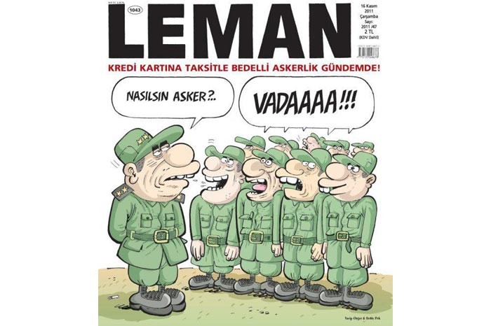 Bedelli askerlik karikatürlere yansıdı 11