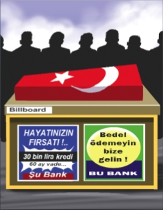 Bedelli askerlik karikatürlere yansıdı 15