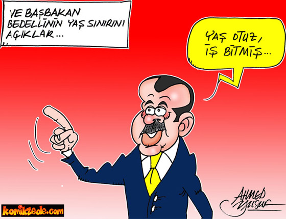 Bedelli askerlik karikatürlere yansıdı 16