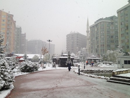 KONYA'YA İLK KAR DÜŞTÜ 1