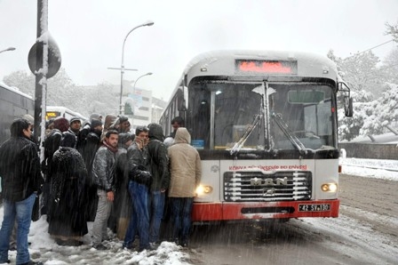 KONYA'DA KAR ETKİLİ OLDU 3