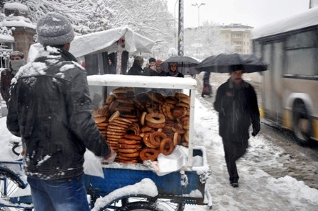 KONYA'DA KAR ETKİLİ OLDU 4