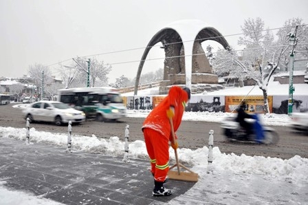 KONYA'DA KAR ETKİLİ OLDU 5