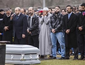 ABD'de katledilen 3 Müslüman defnedildi 8