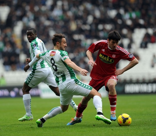 Konya'da kazanan Sergen'in Sivasspor'u 2