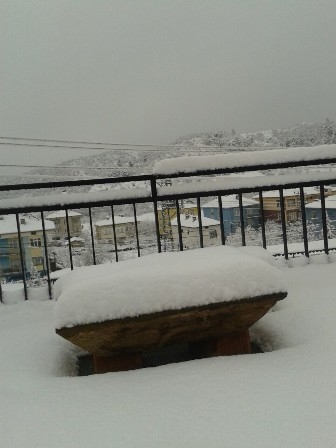 Konya'ya kış geri geldi 4