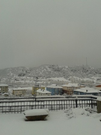 Konya'ya kış geri geldi 8