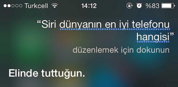 Siri'nin Türklerle imtihanı 16