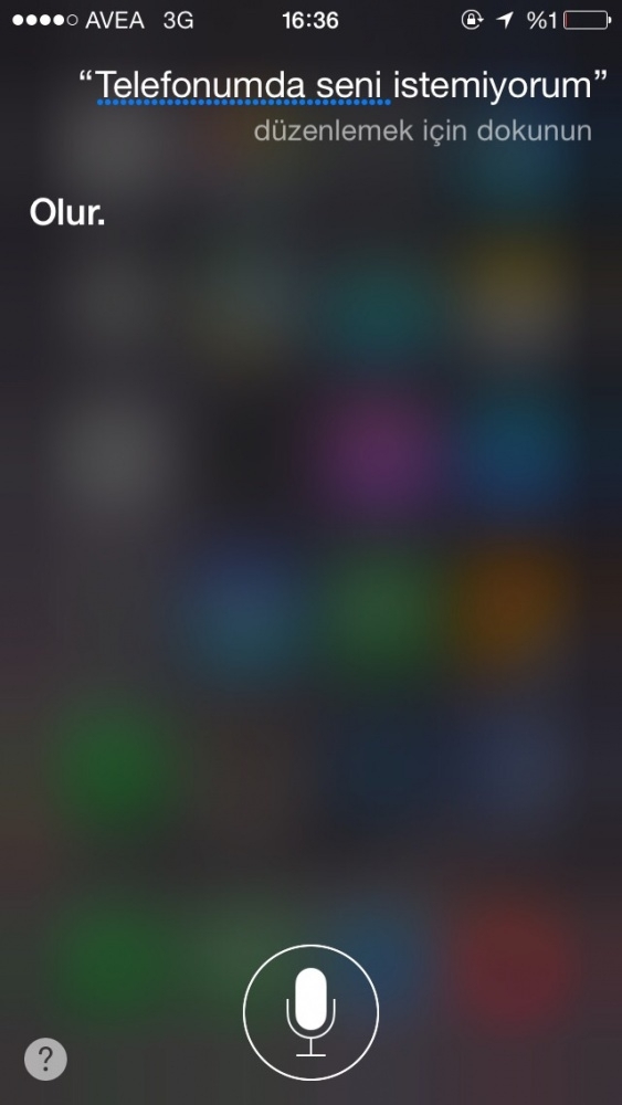 Siri'nin Türklerle imtihanı 3