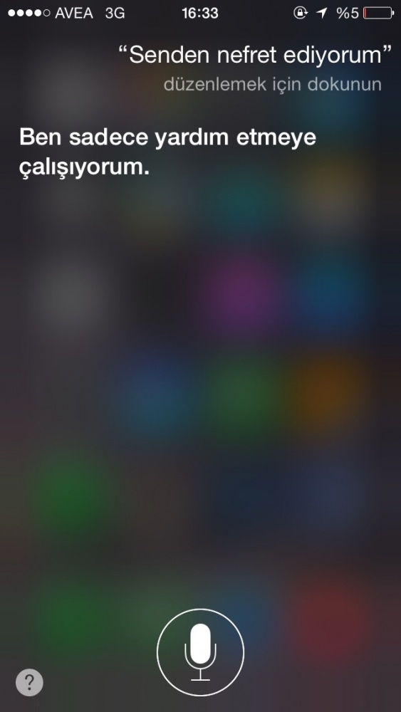 Siri'nin Türklerle imtihanı 5