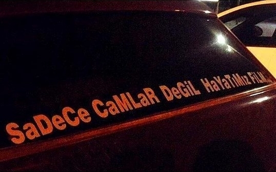 En ilginç araç arkası yazılar 14