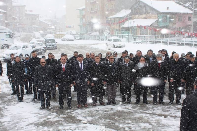 KONYA'DA NİSAN AYINDA KAR MANZARALARI 1