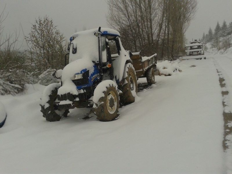 KONYA'DA NİSAN AYINDA KAR MANZARALARI 11