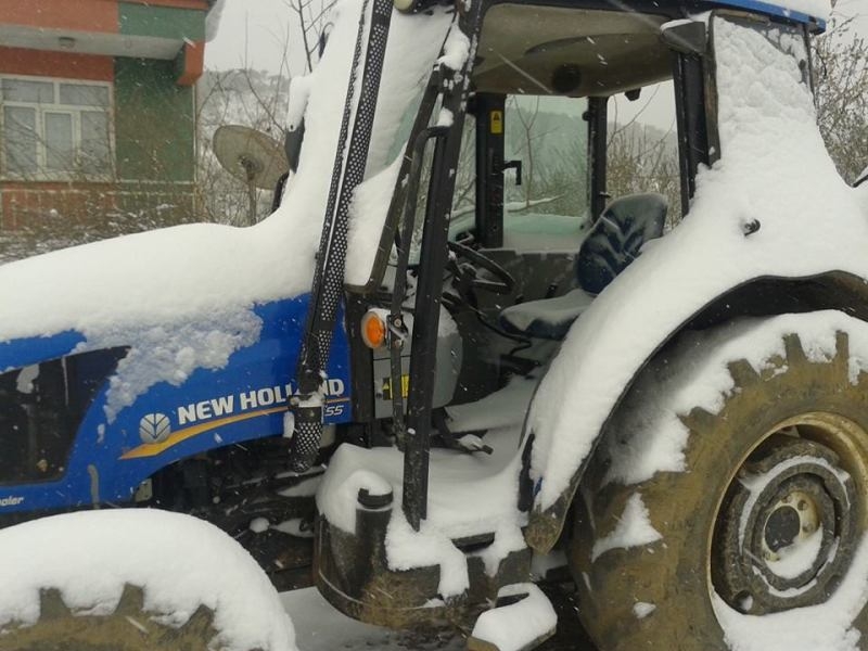 KONYA'DA NİSAN AYINDA KAR MANZARALARI 12