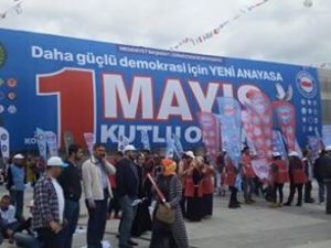 1 MAYIS KONYA'DA COŞKUYLA KUTLANDI