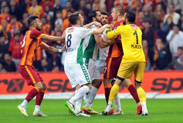 Galatasaray - Konyaspor maçından kareler