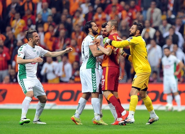 Galatasaray - Konyaspor maçından kareler 72