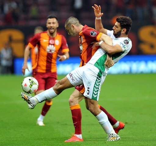 Galatasaray - Konyaspor maçından kareler 76