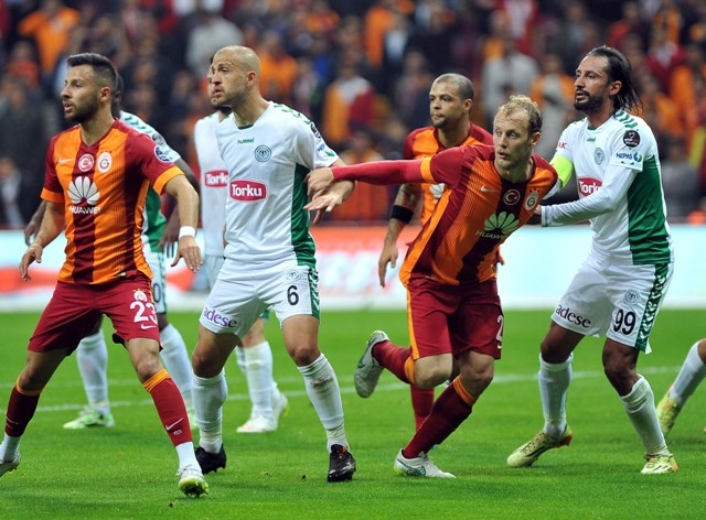 Galatasaray - Konyaspor maçından kareler 90