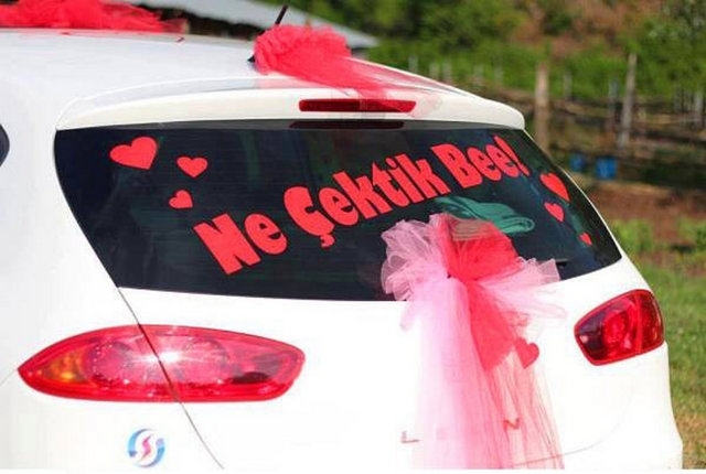 İlginç gelin arabası yazıları 19
