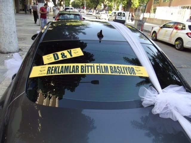 İlginç gelin arabası yazıları 6