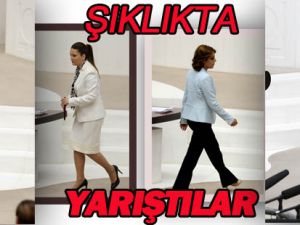 MECLİSİN BAYAN  VEKİLLERİ ŞIKLIKTA YARIŞTI