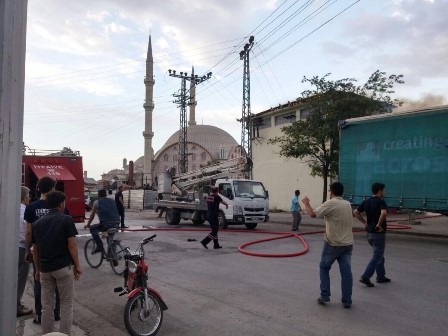 Konya'da trafo yangını 4
