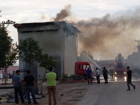 Konya'da trafo yangını 5