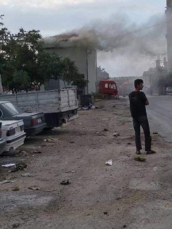Konya'da trafo yangını 7