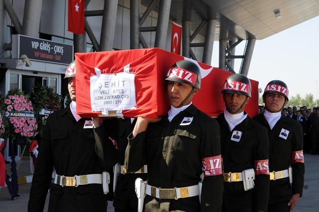 ŞEHİT UZM. ÇVŞ. VELİ ATEŞ  SON YOLCULUĞUNA UĞURLANDI 12