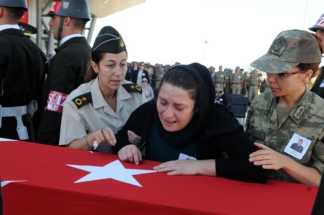 ŞEHİT UZM. ÇVŞ. VELİ ATEŞ  SON YOLCULUĞUNA UĞURLANDI 6