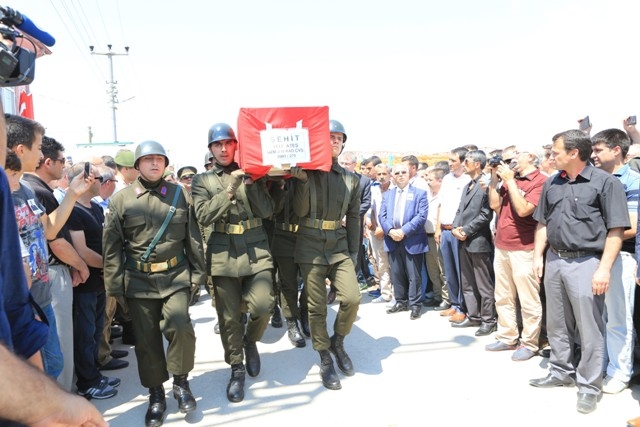 ŞEHİT UZM. ÇVŞ. VELİ ATEŞ  SON YOLCULUĞUNA UĞURLANDI 76