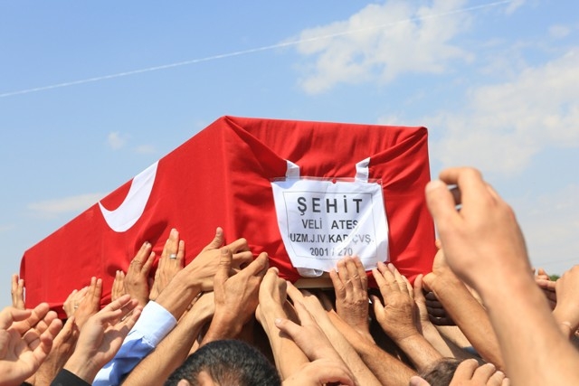 ŞEHİT UZM. ÇVŞ. VELİ ATEŞ  SON YOLCULUĞUNA UĞURLANDI 84