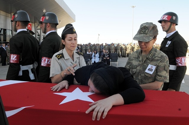 ŞEHİT UZM. ÇVŞ. VELİ ATEŞ  SON YOLCULUĞUNA UĞURLANDI 9
