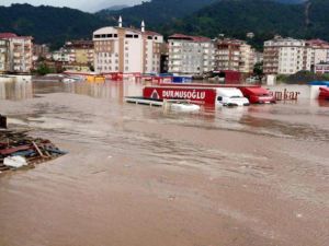 Artvin'de sel faciası