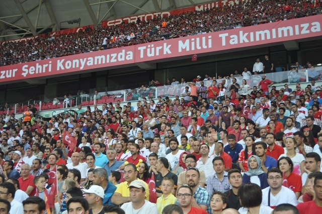 MİLLİ TAKIM KONYA'DA TARİH YAZDI:3-0 76