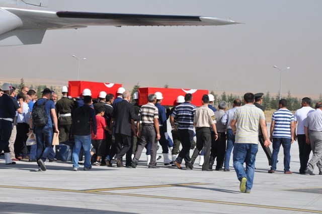 KONYA DAĞLICA ŞEHİTLERİNİ UĞURLADI 4