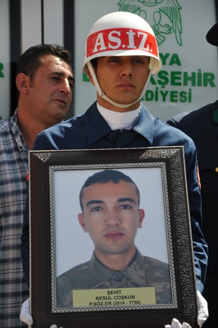 KONYA DAĞLICA ŞEHİTLERİNİ UĞURLADI 60