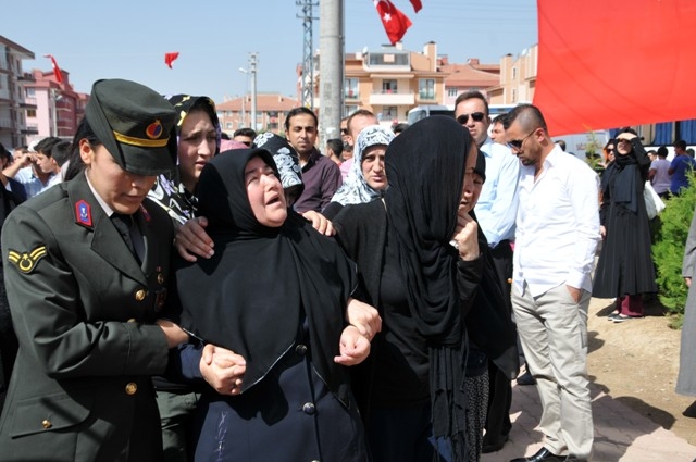 KONYA DAĞLICA ŞEHİTLERİNİ UĞURLADI 61