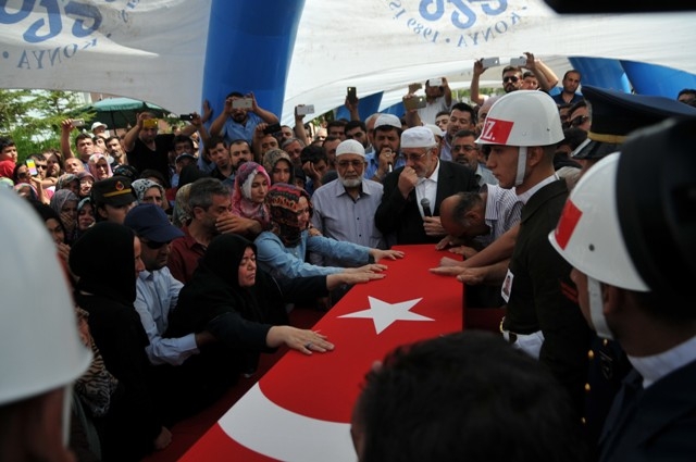 KONYA DAĞLICA ŞEHİTLERİNİ UĞURLADI 65