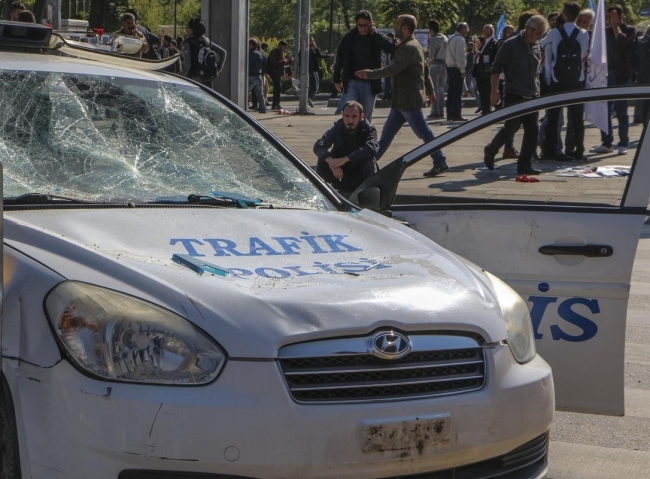 Ankara'daki patlamadan ilk görüntüler 13