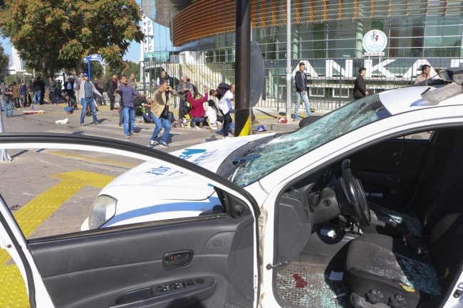 Ankara'daki patlamadan ilk görüntüler 14