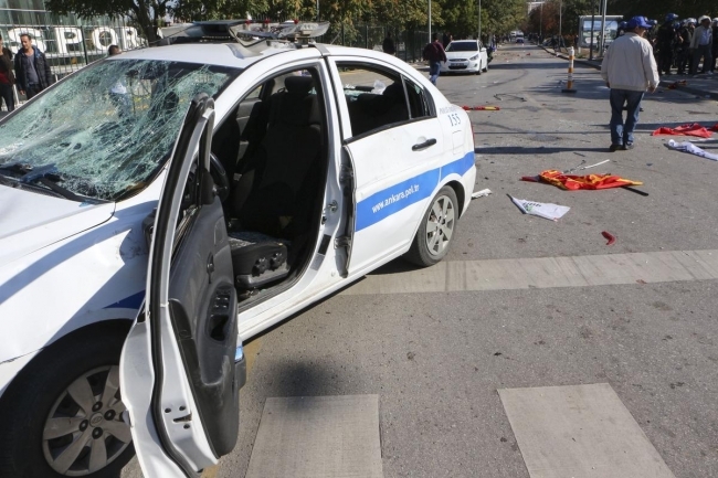 Ankara'daki patlamadan ilk görüntüler 15