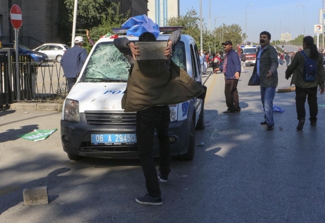 Ankara'daki patlamadan ilk görüntüler 16