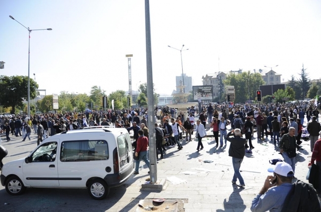 Ankara'daki patlamadan ilk görüntüler 19