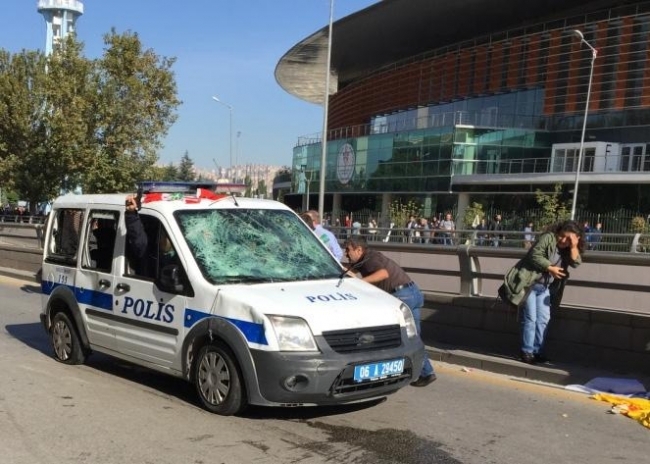 Ankara'daki patlamadan ilk görüntüler 8