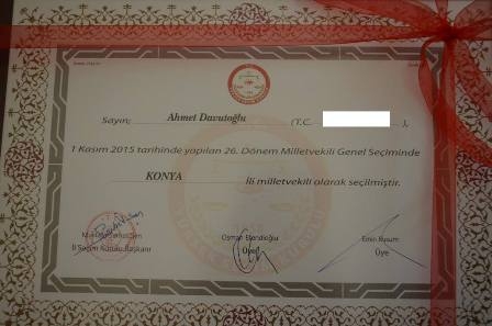 AK Parti Konya milletvekilleri mazbatalarını aldı 1