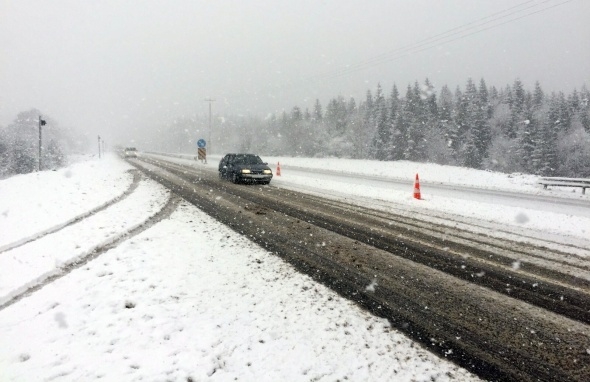 Bolu Dağı'nda mevsimin ilk karı! 7